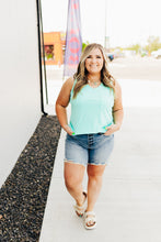 Load image into Gallery viewer, Everyday Ribbed Tank Top in Mint