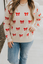 Load image into Gallery viewer, Ampersand Bow Babe Sweater