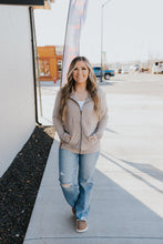 Load image into Gallery viewer, Ampersand Performance Fleece FullZip Sweatshirt in Silver Sand