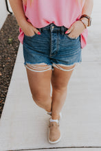 Load image into Gallery viewer, High Waist Rigid Magic Judy Blue Cut Off Shorts in Medium Wash