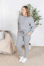 Load image into Gallery viewer, Corrine Ribbed Pullover Top - Light Grey