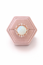 Load image into Gallery viewer, Elara Opal Champagne Gold Ring