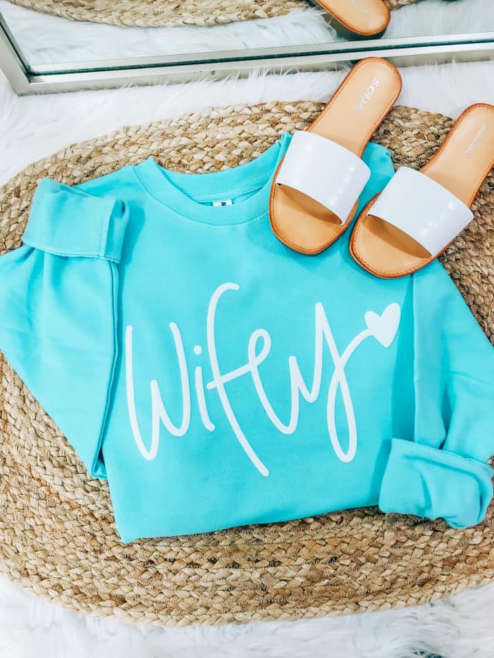 PREORDER: Wifey Puff Ink Graphic Tee or Pullover