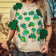 Load image into Gallery viewer, Watercolor Shamrock Graphic Tee