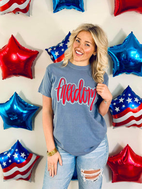 Freedom Puff Ink Graphic Tee