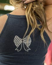 Load image into Gallery viewer, God Bless America Bow Tank