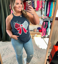 Load image into Gallery viewer, God Bless America Bow Tank