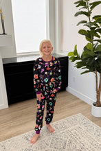 Load image into Gallery viewer, Matching Halloween Jogger Pajama Set in (See Four Options)