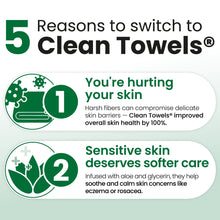Load image into Gallery viewer, Clean Towels™ Sensitive Skin, 50 Count