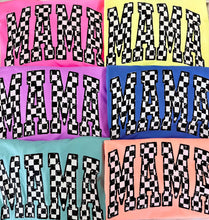 Load image into Gallery viewer, Checkered MAMA Graphic Tee (See Options)
