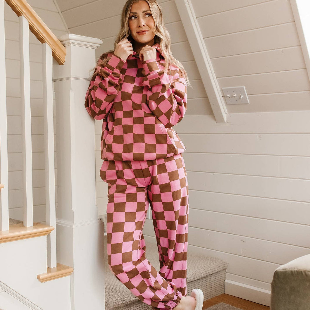 Ampersand Checkered Joggers Worth Your While