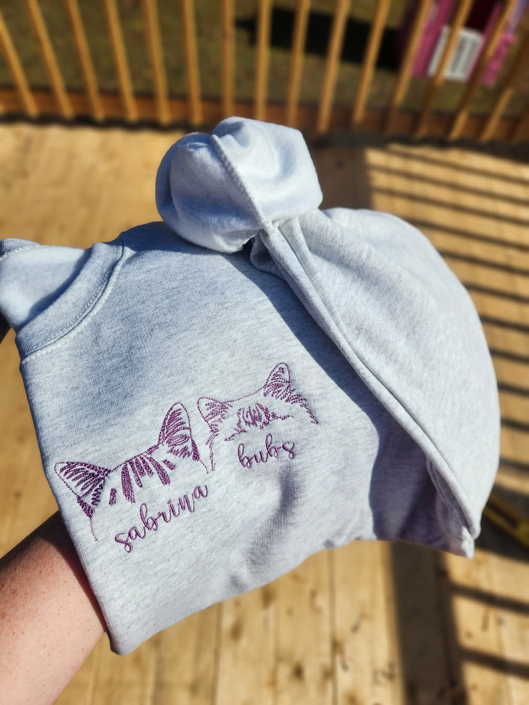 Pet Embroidered Sweatshirt (See Options)