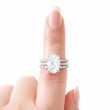 Load image into Gallery viewer, Alessandra 3 Piece Luxe Ring Set- Silver