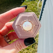 Load image into Gallery viewer, Elara Opal Champagne Gold Ring