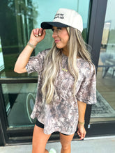 Load image into Gallery viewer, Dark Camo Oversized Tee