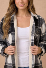Load image into Gallery viewer, Cabin Cozy Fleece-Lined Plaid Jacket