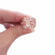 Load image into Gallery viewer, Victoria Marquise Cut Stacked Ring-Champagne Gold