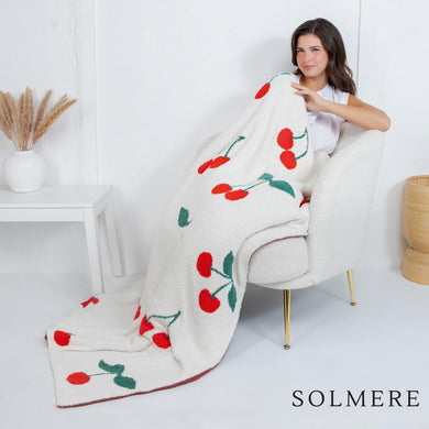 Cherry Print Blanket