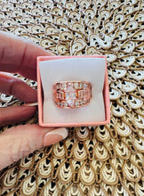 Load image into Gallery viewer, Victoria Marquise Cut Stacked Ring-Champagne Gold