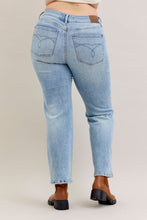 Load image into Gallery viewer, Mid Rise Rigid Magic Judy Blue Straight Leg Denim
