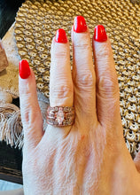 Load image into Gallery viewer, Victoria Marquise Cut Stacked Ring-Champagne Gold
