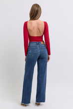 Load image into Gallery viewer, Effortless Edge Raw Hem Mid Rise Judy Blue Jeans