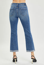 Load image into Gallery viewer, Button Fly Cropped Bootcut Jeans by RISEN