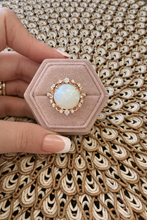 Load image into Gallery viewer, Elara Opal Champagne Gold Ring