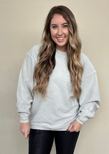 Load image into Gallery viewer, Essential Luxe Corded Crew Sweatshirt