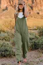 Load image into Gallery viewer, V-Neck Sleeveless Jumpsuit with Pocket