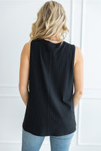 Load image into Gallery viewer, Everyday Ribbed Tank Top in Black