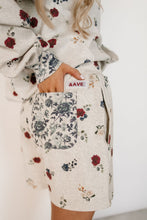 Load image into Gallery viewer, Ampersand University Shorts in Red, White &amp; Bloom
