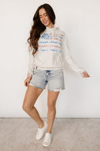 Load image into Gallery viewer, Ampersand University Hoodie in Floral Glory