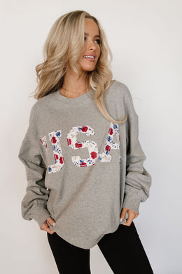 Ampersand University Pullover in Miss Americana