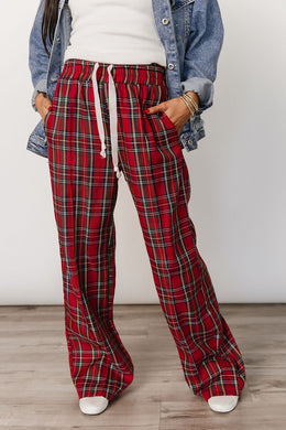 Ampersand Everywear Pant - Red Plaid