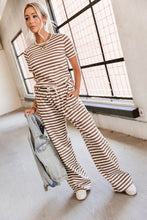 Load image into Gallery viewer, PREORDER: Ampersand 24/7 Pant - Coffee Stripe