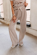 Load image into Gallery viewer, PREORDER: Ampersand 24/7 Pant - Coffee Stripe