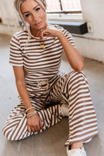 Load image into Gallery viewer, PREORDER: Ampersand Lulu Tee - Coffee Stripe