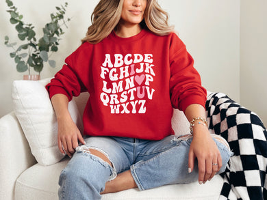ABC I Heart U Sweatshirt