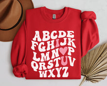 Load image into Gallery viewer, ABC I Heart U Sweatshirt
