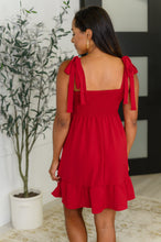 Load image into Gallery viewer, Acting Brand New Contrast Trim Crinkle Woven Dress