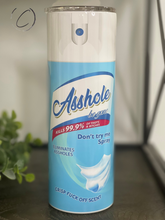 Load image into Gallery viewer, A**hole Be Gone Crisp Linen 20oz Skinny Tumbler