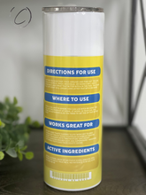 Load image into Gallery viewer, A**hole Be Gone Lemon Breeze 20oz Skinny Tumbler