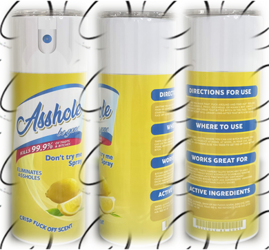 A**hole Be Gone Lemon Breeze 20oz Skinny Tumbler