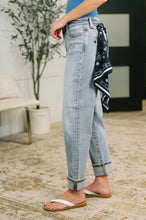 Load image into Gallery viewer, Alex Mid Rise Boyfriend Jean with Bandana Loop