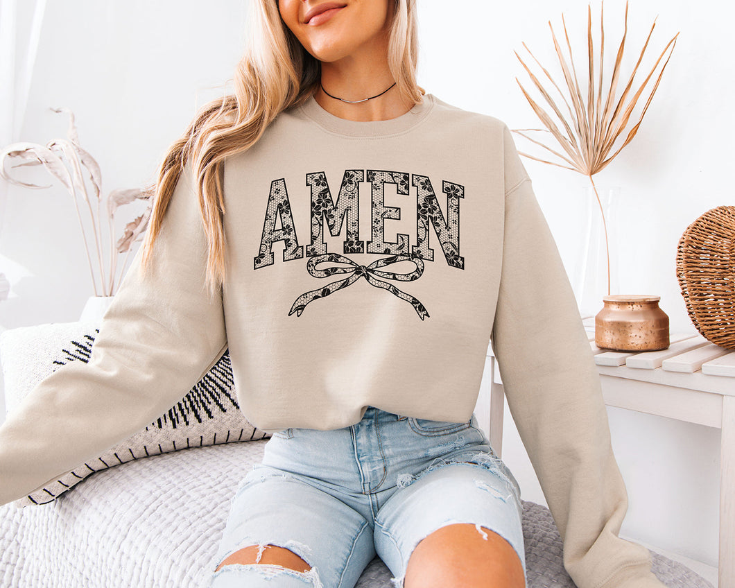 Amen Lace Sweatshirt