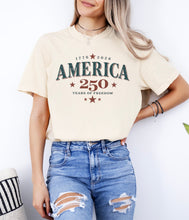 Load image into Gallery viewer, America 250 Years Of Freedom Graphic Tee