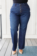 Load image into Gallery viewer, High Rise Button-Fly Straight Judy Blue Jeans
