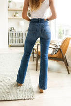 Load image into Gallery viewer, High Rise Tummy Control Top Judy Blue Slit Hem Bootcut