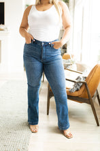 Load image into Gallery viewer, High Rise Tummy Control Top Judy Blue Slit Hem Bootcut